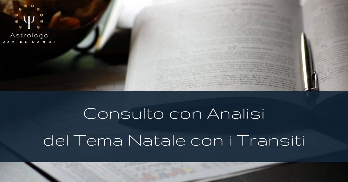 Analisi del Tema Natale transiti